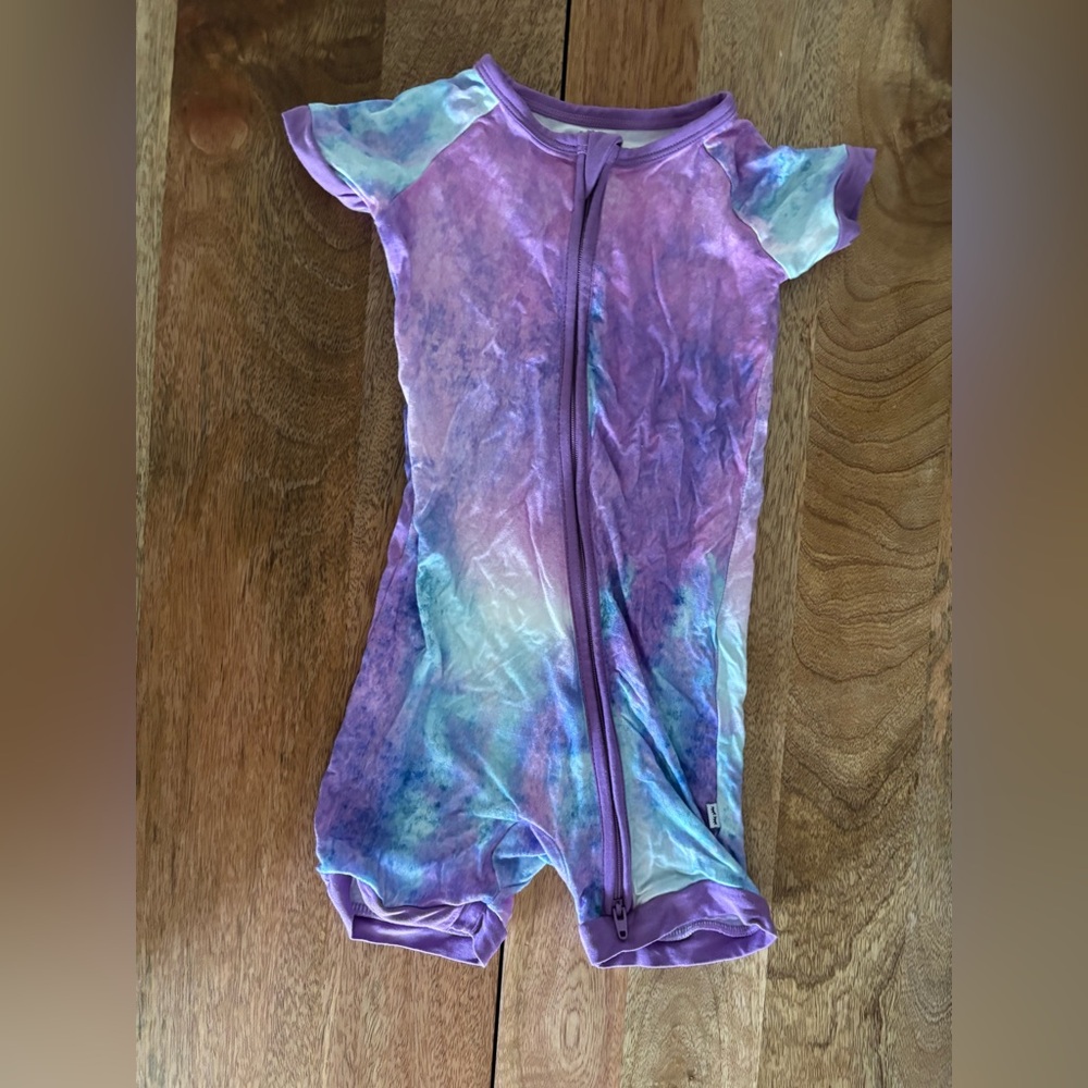 Little Sleepies shorties - tie dye